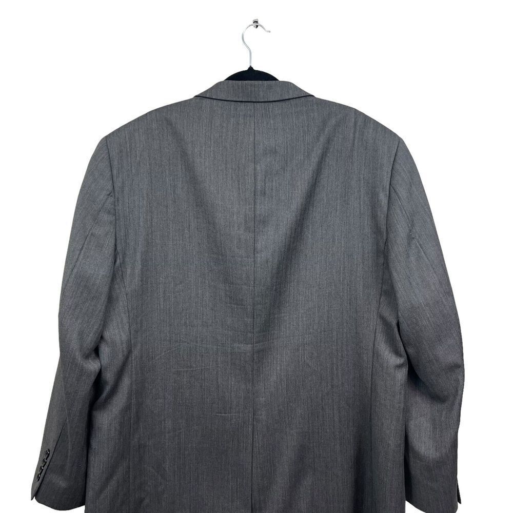 Jos A Bank Signature Collection Mens Blazer Wool Notch Button‎ Vented Gray 48R - Picture 7 of 7